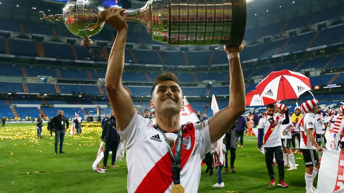 Gonzalo Martínez en el Bernabéu. Foto: EFE