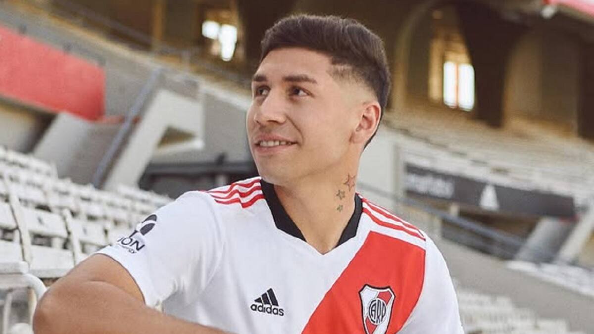 Gonzalo Montiel en River. Foto: Instagram @gonzalo_montiel29