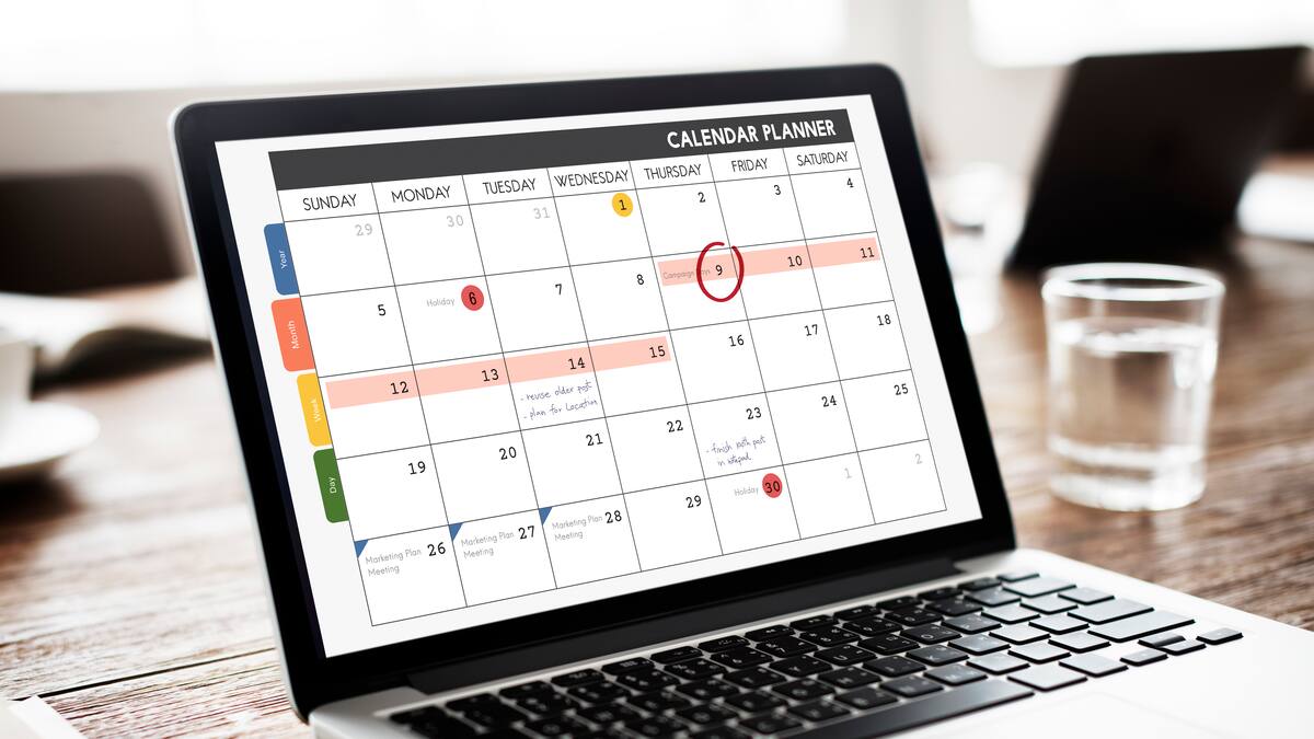 Google Calendar, calendario.