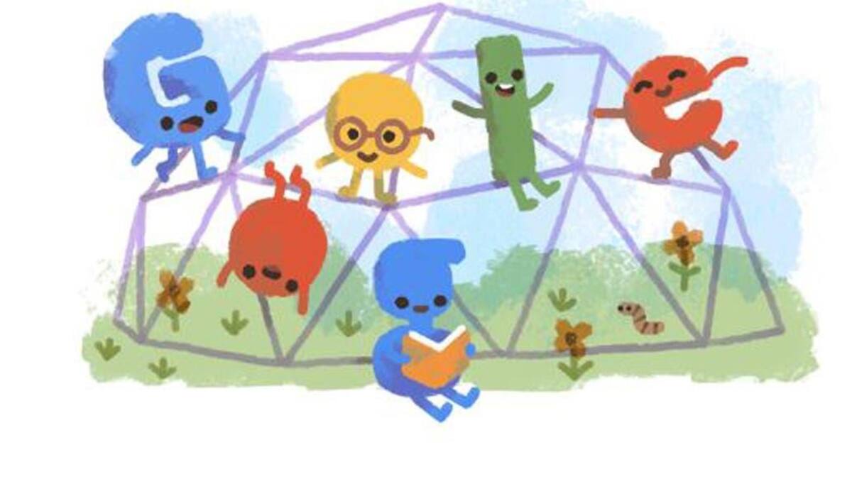 Google dedicó su imagen a los menores de edad, en el Día del Niño