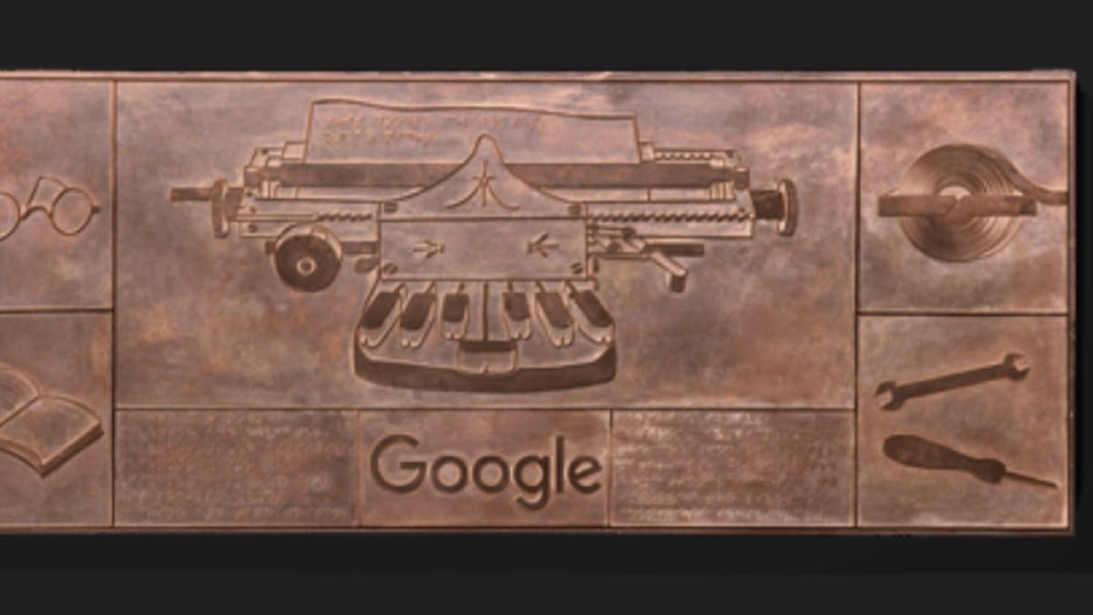 Google le rinde homenaje con un doodle a Oskar Picht. Foto: captura Google.