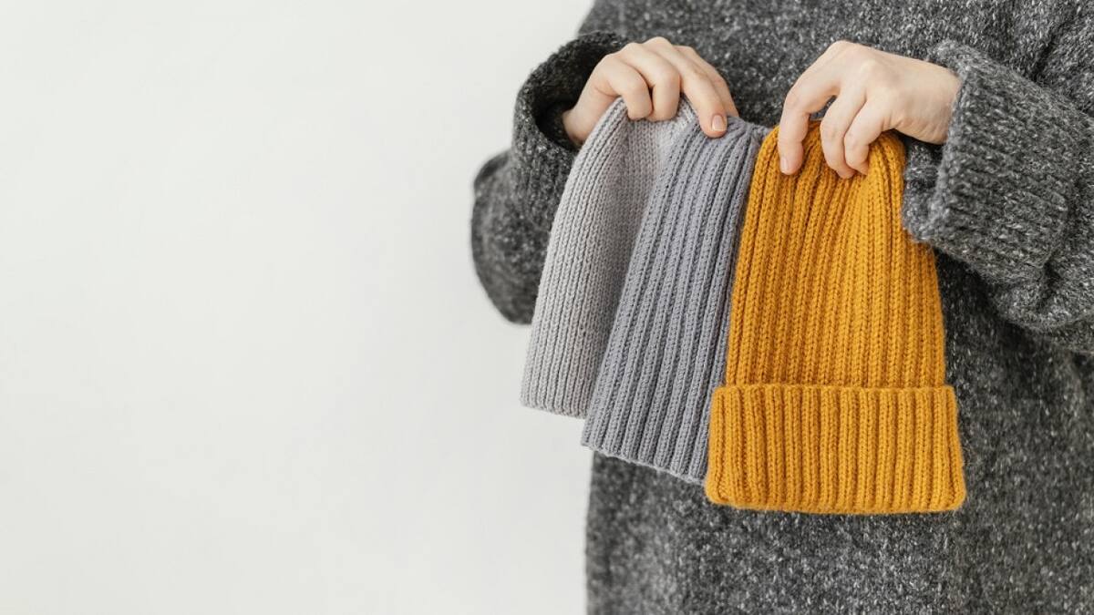 Gorro de lana. Foto: Freepik.