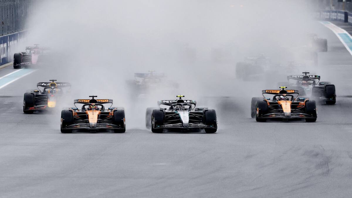 Gran Premio de Miami 2025, Fórmula 1. Foto: Reuters/Marco Bello.