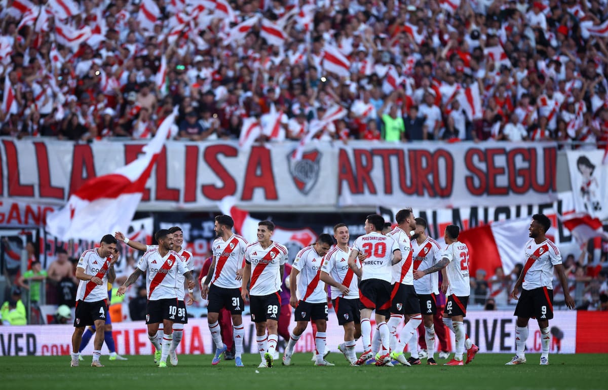 Gran victoria de River Plate. Foto: Reuters/Agustín Marcarian.