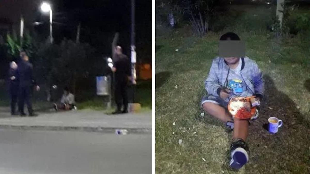 Grand Bourg, nene de 7 años fue abandonado en la calle por su mamá
