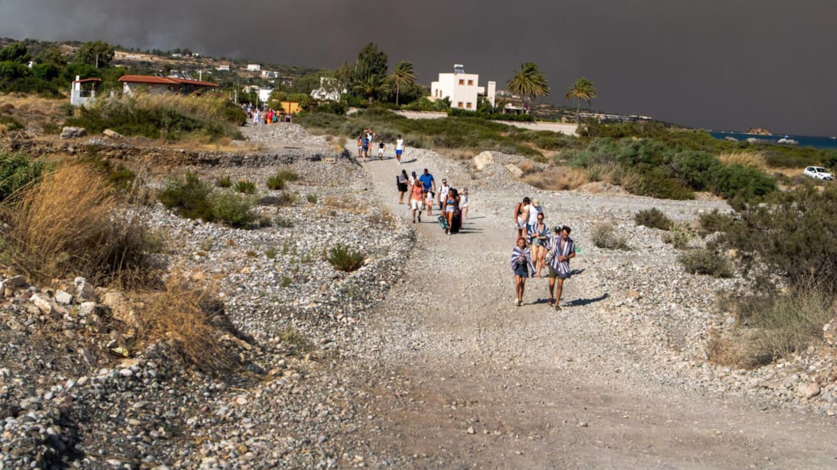 Grecia enfrenta la ola de calor más extensa de toda su historia. Foto: EFE.