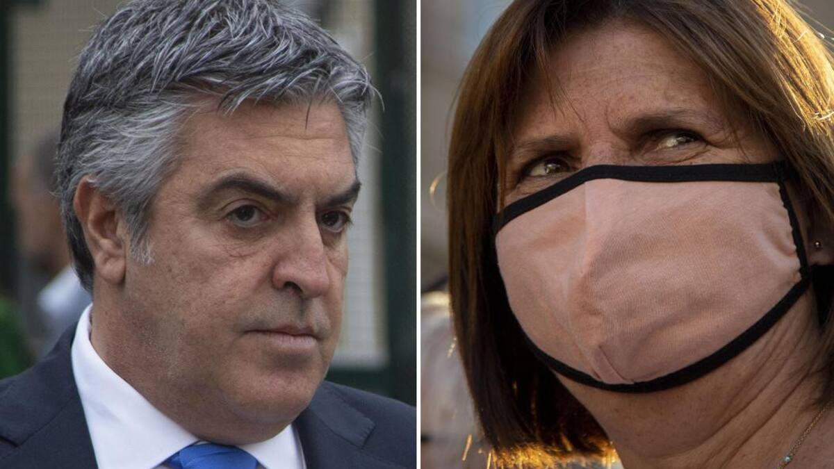 Gregorio Dalbón y Patricia Bullrich, Fotos NA