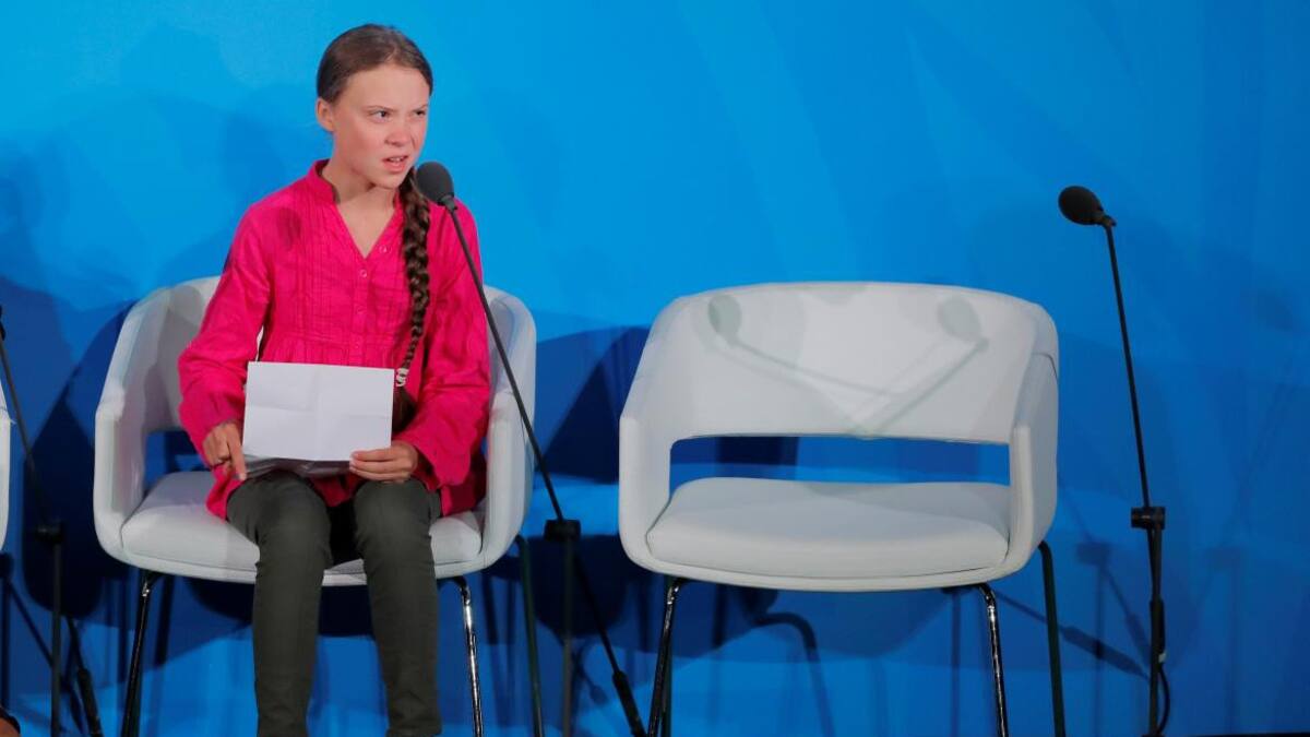 Greta Thunberg en la ONU, REUTERS