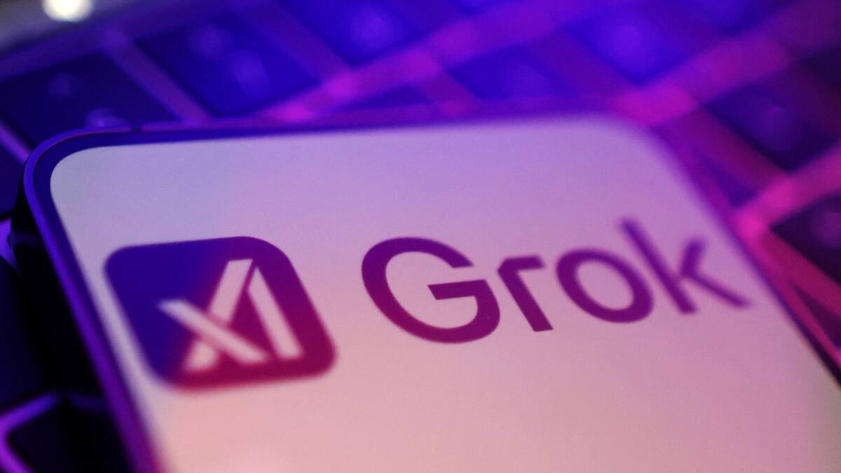 Grok, la inteligencia artificial de xAI. Foto: Reuters.
