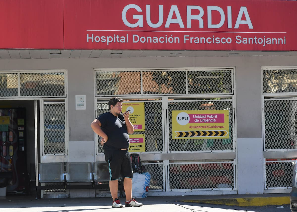 Guardia médica. Foto: NA.