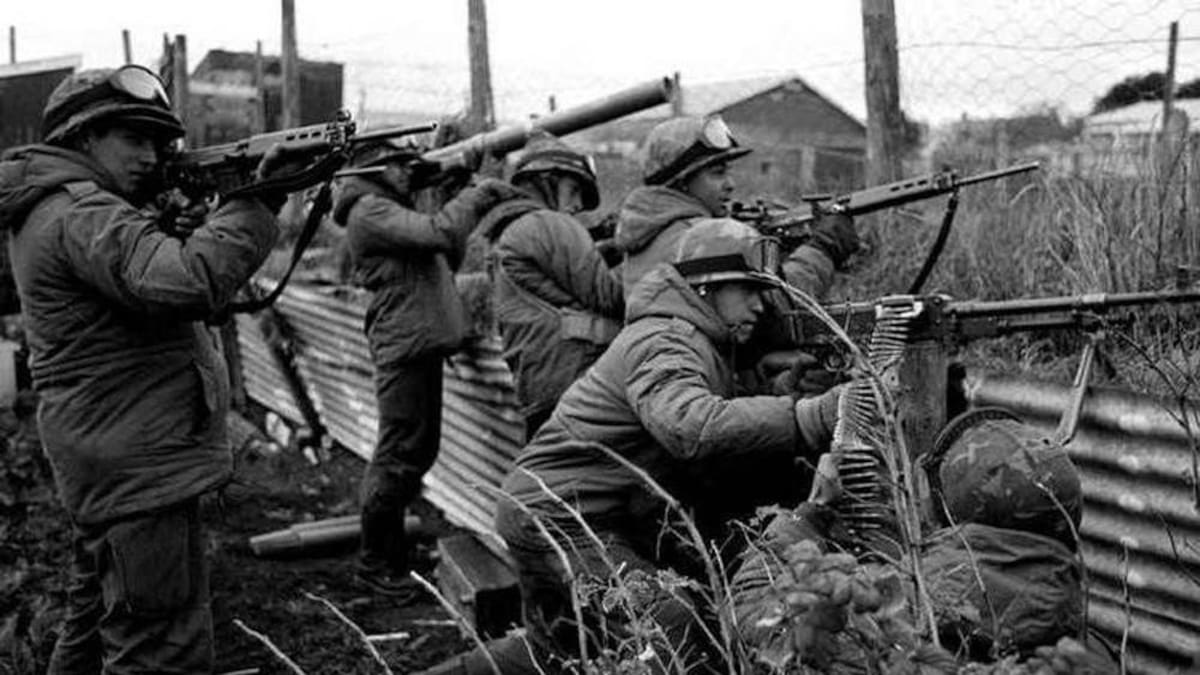 Guerra de las Islas Malvinas - Combatientes argentinos