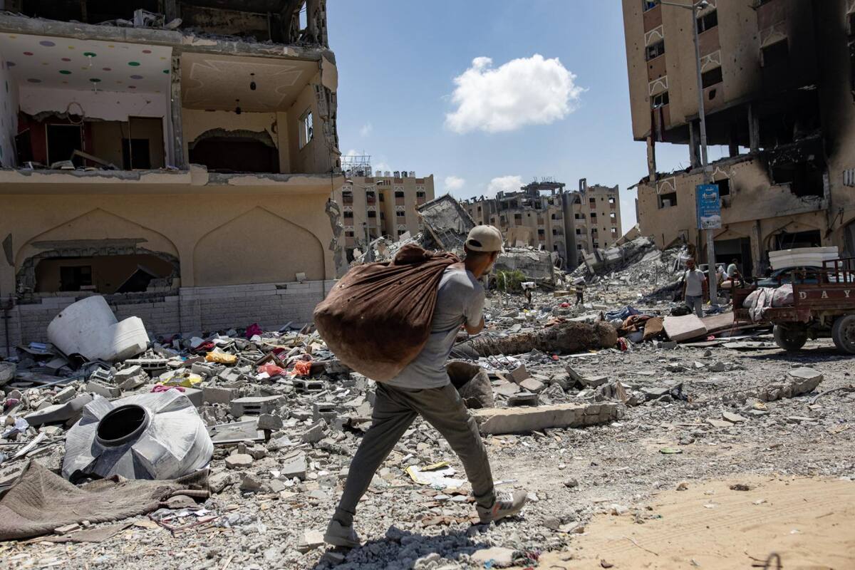 Guerra en Gaza. Foto: EFE