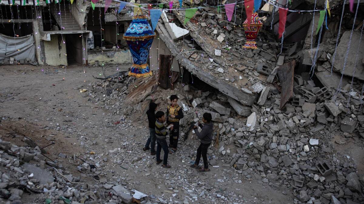 Guerra en Gaza. Foto: EFE / Haitham Imad