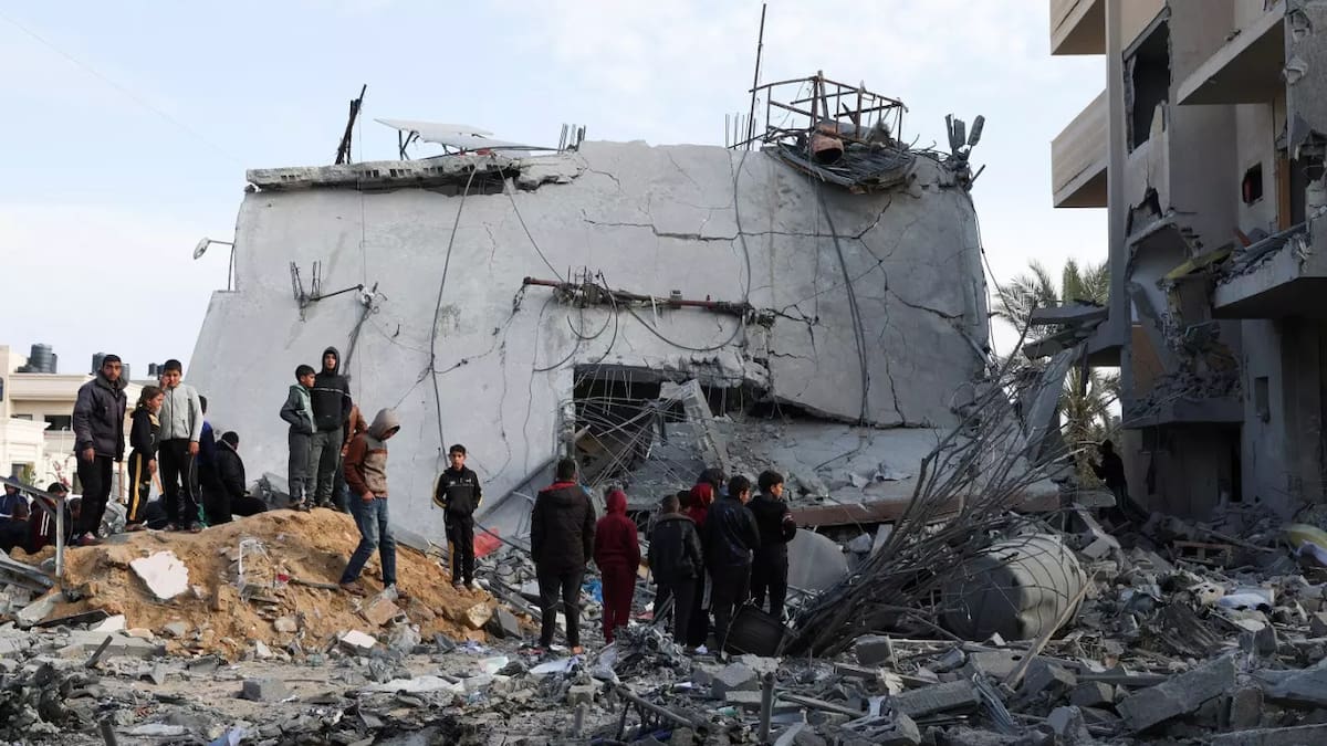 Guerra en Gaza. Foto: Reuters
