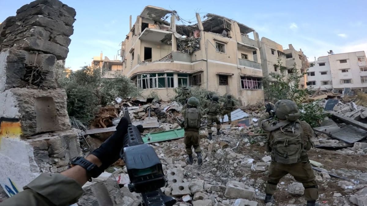 Guerra en Gaza. Foto: Reuters