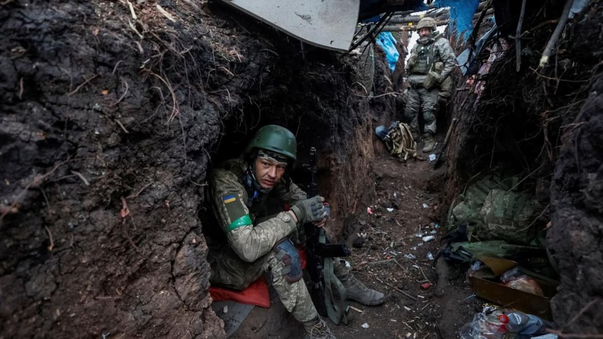 Guerra entre Rusia y Ucrania, trinchera ucraniana, Reuters