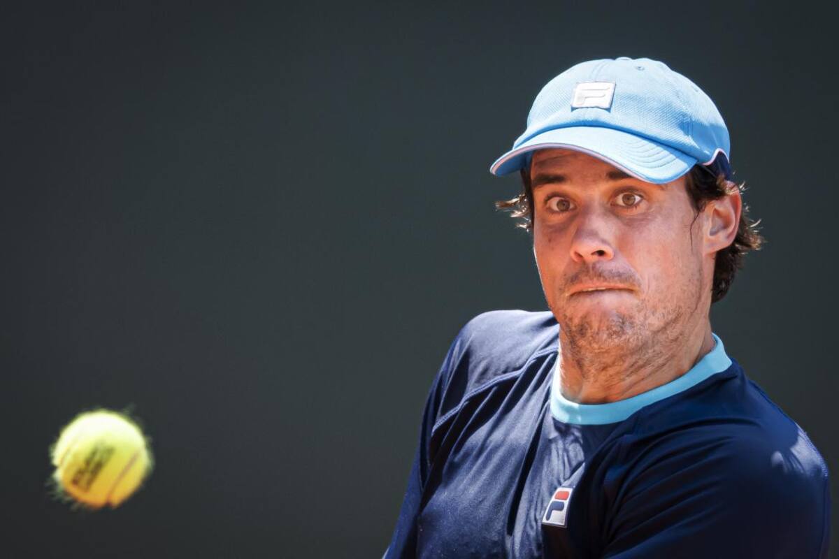 Guido Pella en Roland Garros. Foto: EFE