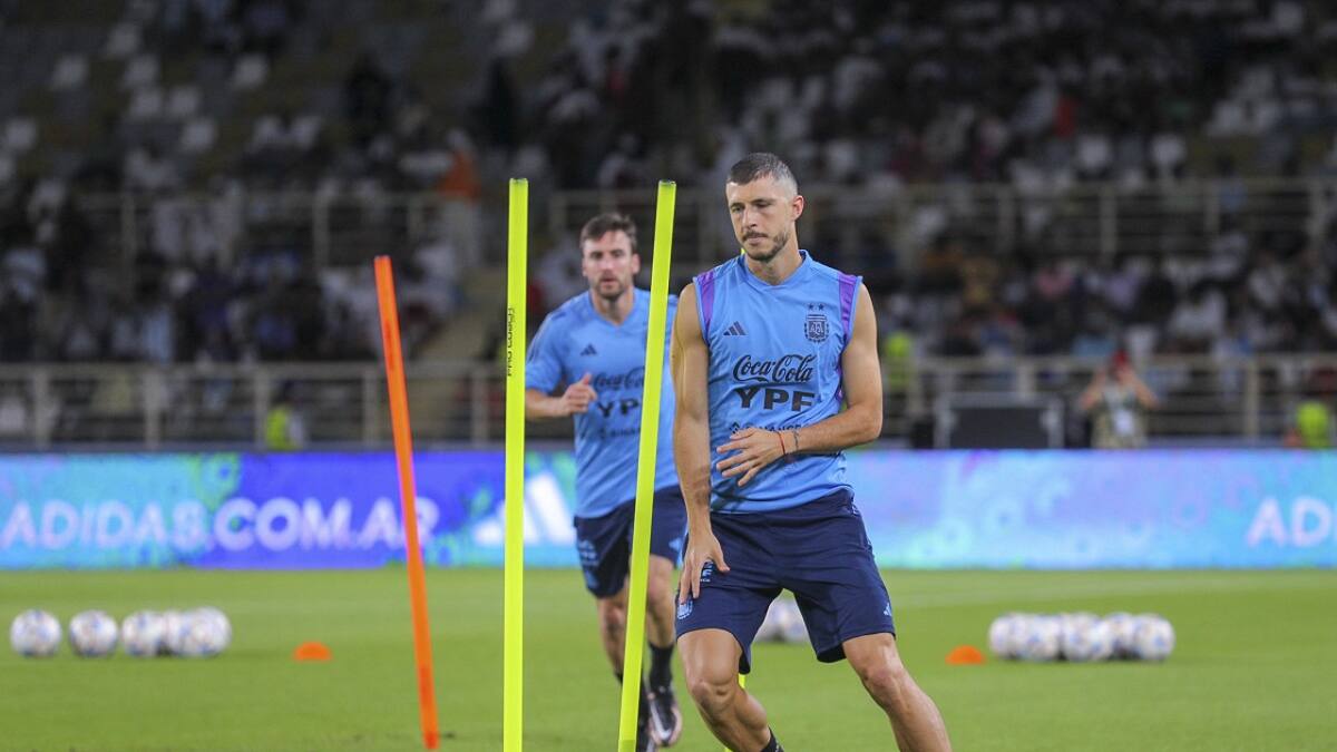 Guido Rodríguez; Selección Argentina. Foto: NA.