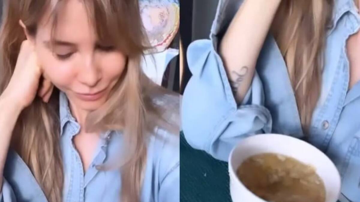 Guillermina Valdés sorprendió a sus seguidores con un llamativo caldo de huesos que come todos los días