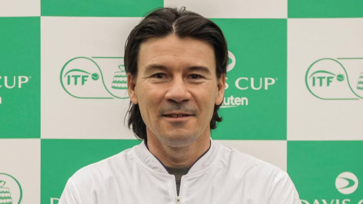 Guillermo Coria, capitán de equipo argentino de Copa Davis, tenis, NA