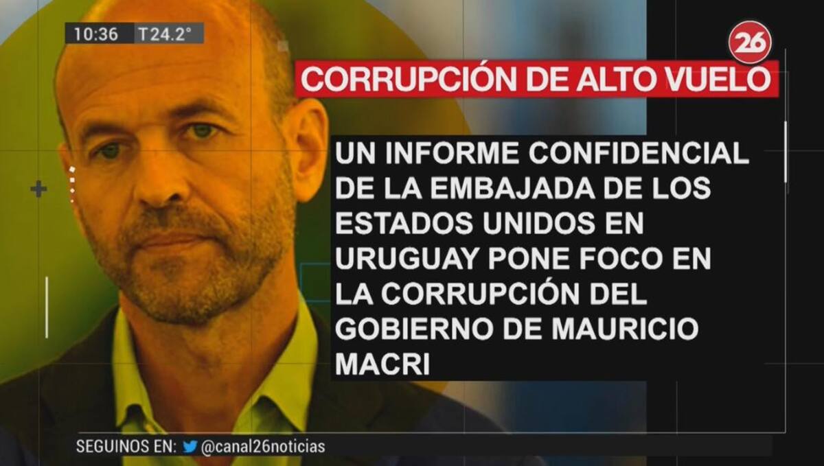 Guillermo Dietrich, placas de Canal 26 Número 1