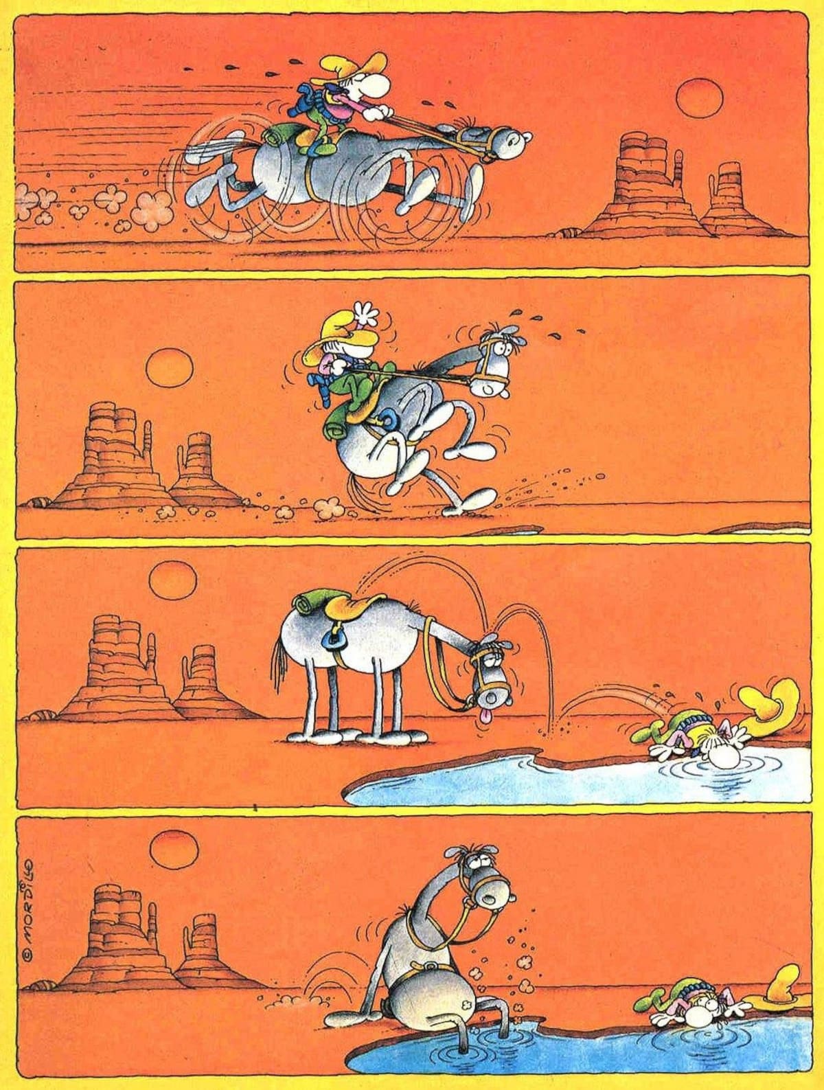 Guillermo Mordillo, dibujante argentino, arte