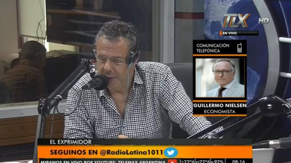 Guillermo Nielsen en Radio Latina, economía