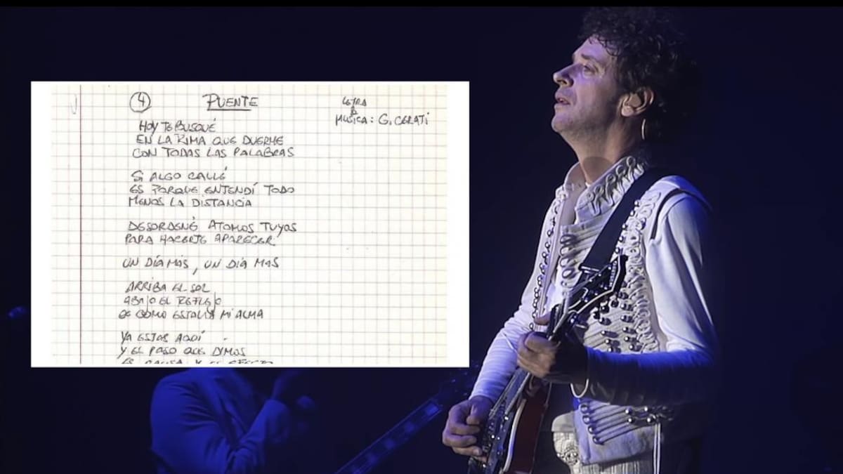 Gustavo Cerati cumpliría 61 años y su familia lo celebró con una joyita, reveló inédito manuscrito