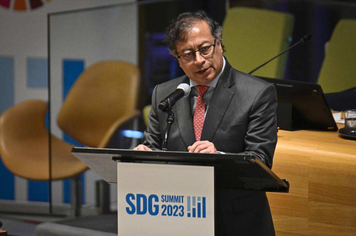 Gustavo Petro, presidente de Colombia. Foto: EFE.