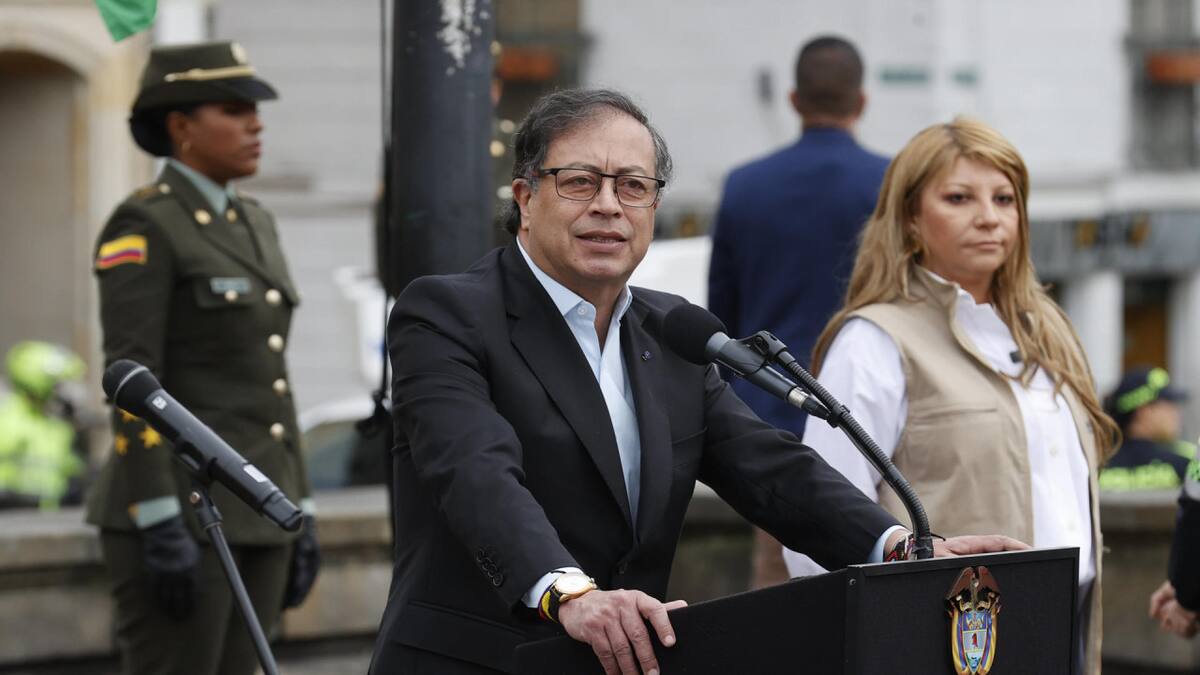 Gustavo Petro, presidente de Colombia. Foto: EFE.