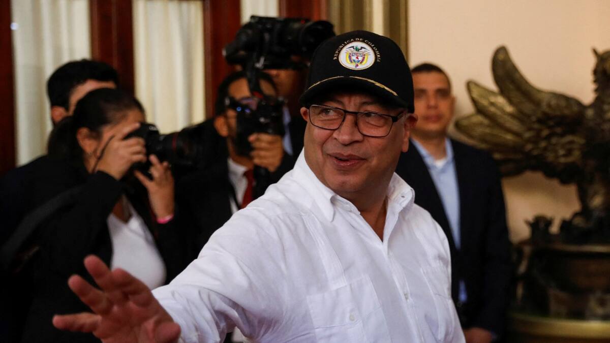 Gustavo Petro, presidente de Colombia. Foto: Reuters