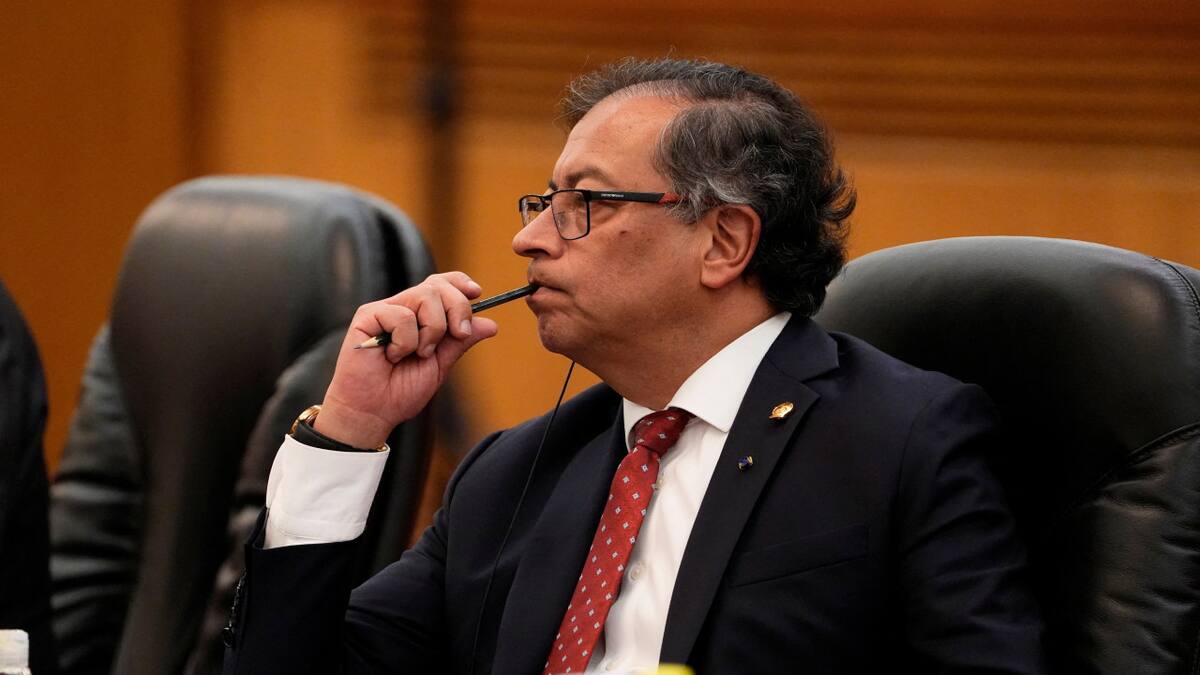 Gustavo Petro, presidente de Colombia. Foto: Reuters