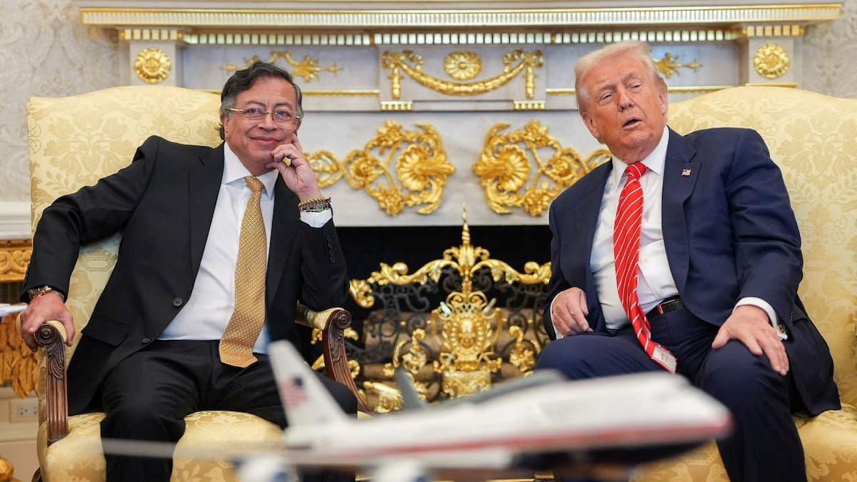 “Amo a Colombia”: el mensaje de Donald Trump para Gustavo Petro tras su encuentro en la Casa Blanca