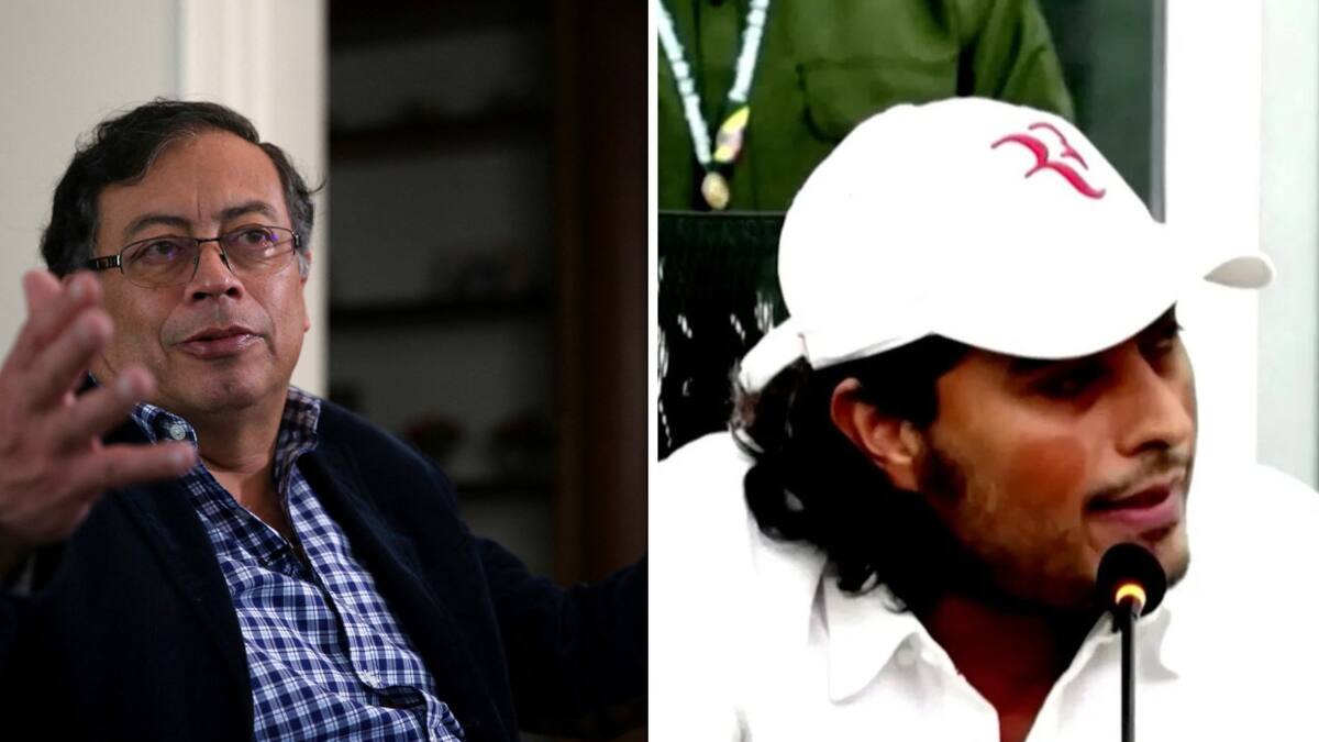 Gustavo y Nicolás Petro. Fotos: Reuters