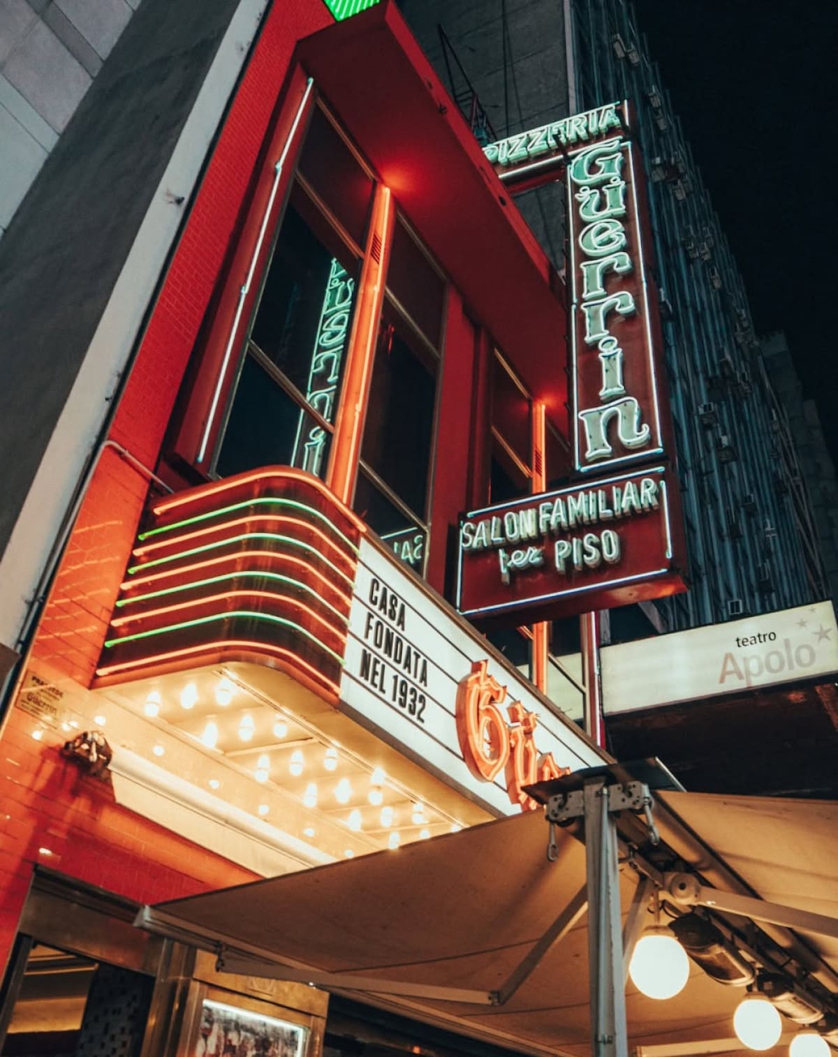 Guüerrin fue inaugurada en 1932. Foto: Instagram @pizzeriaguerrin