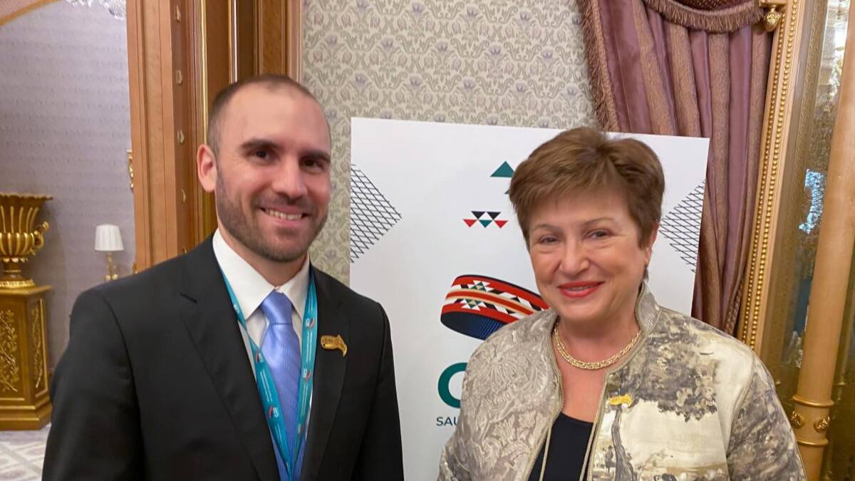 Guzmán, ministro de economía y la jefa del FMI, Agencia NA