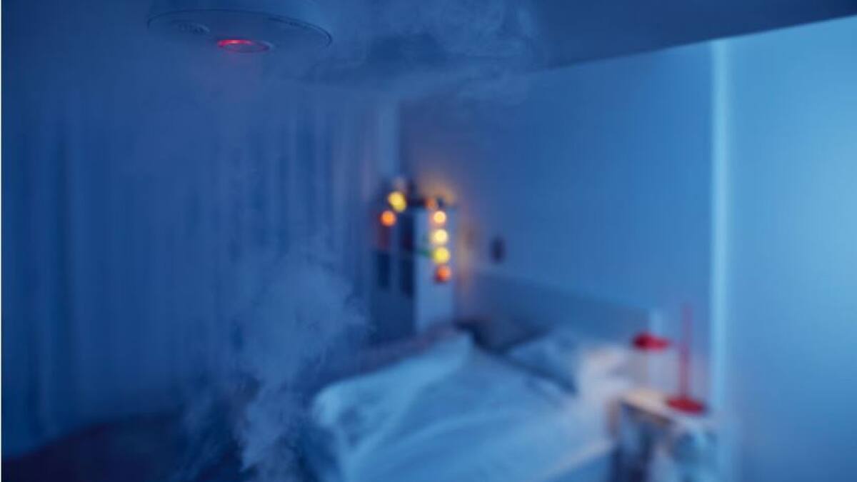 Habitación con humo. Foto: Shutterstock