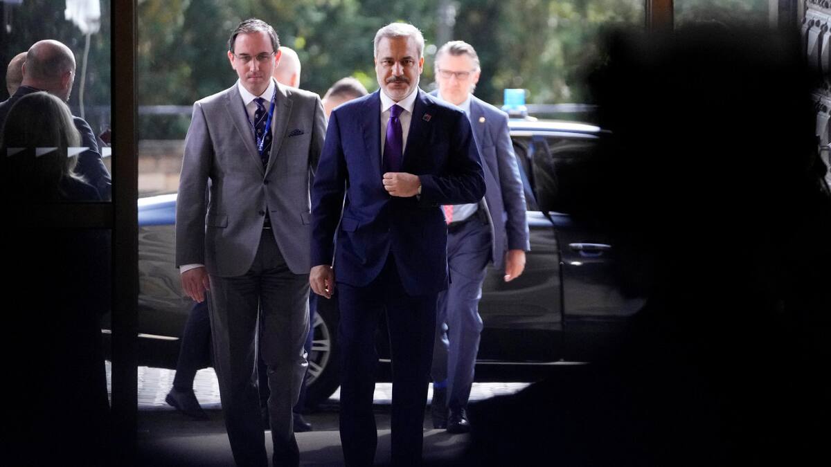 Hakan Fidan, canciller turco. Foto: Reuters.