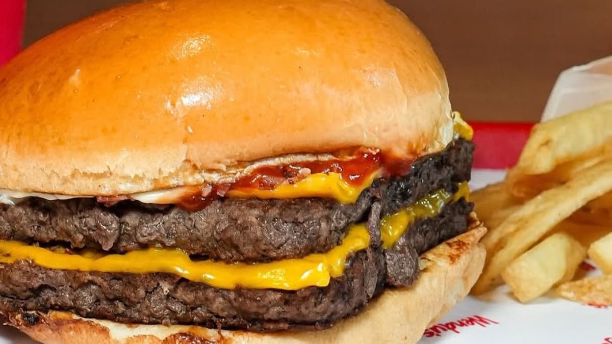 Hamburguesa. Foto: Instagram @wendys_ar