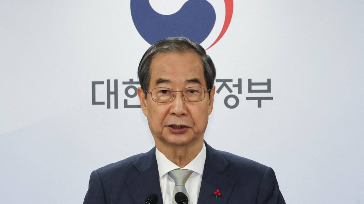 El Parlamento surcoreano destituyó a Han Duck-soo. Foto: Reuters