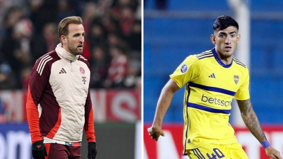 Harry Kane y Lautaro Di Lollo. Foto: Reuters - Instagram.