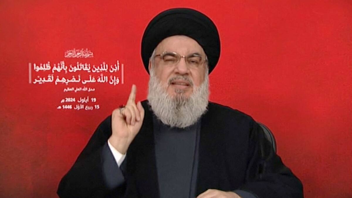 Hasán Nasrala, líder de Hezbollah. Foto: Reuters.