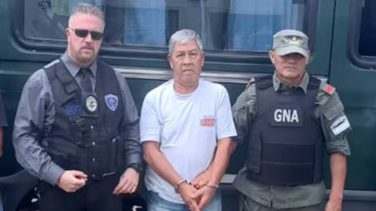 Héctor Romero, detenido por la desaparición de María Cash. Foto: X / @24conurbano.