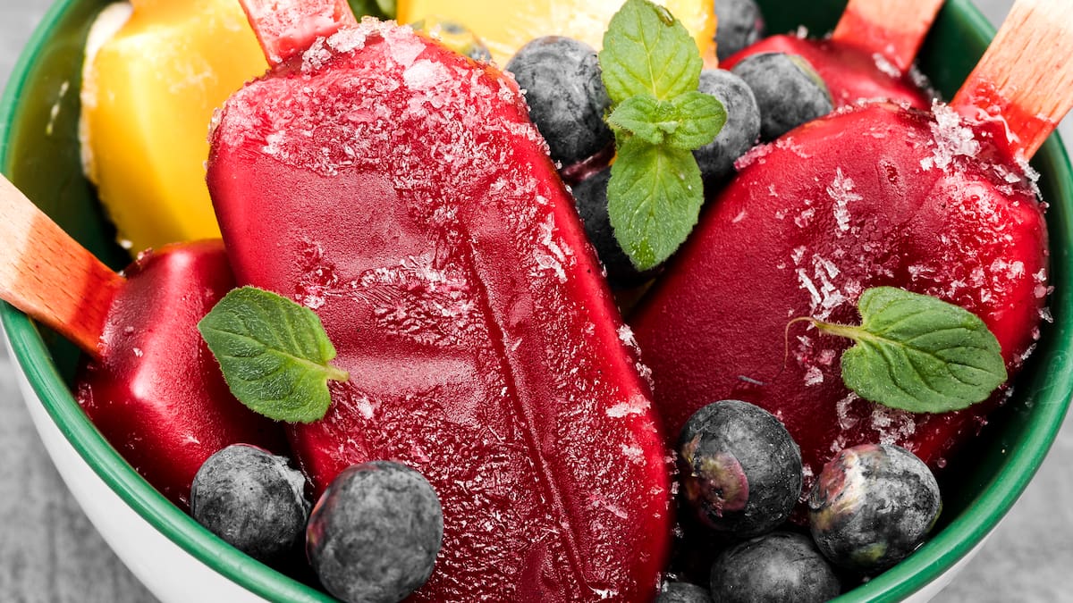 Helado saludable.