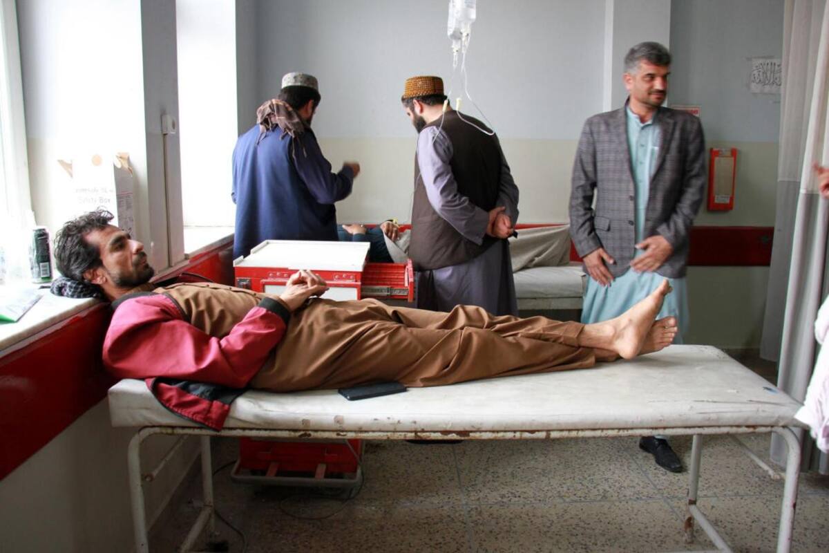 Heridos son atendidos en hospitales. Fot: EFE.