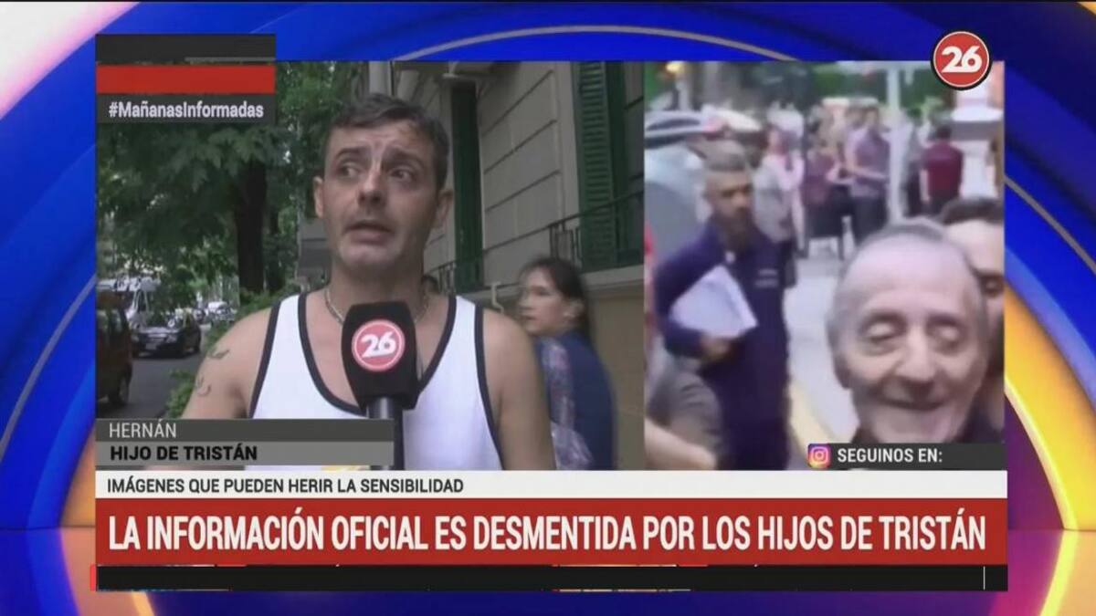 Contradicciones entre los hijos de Tristán: “Hubo una discusión pero nunca tuvo armas”
