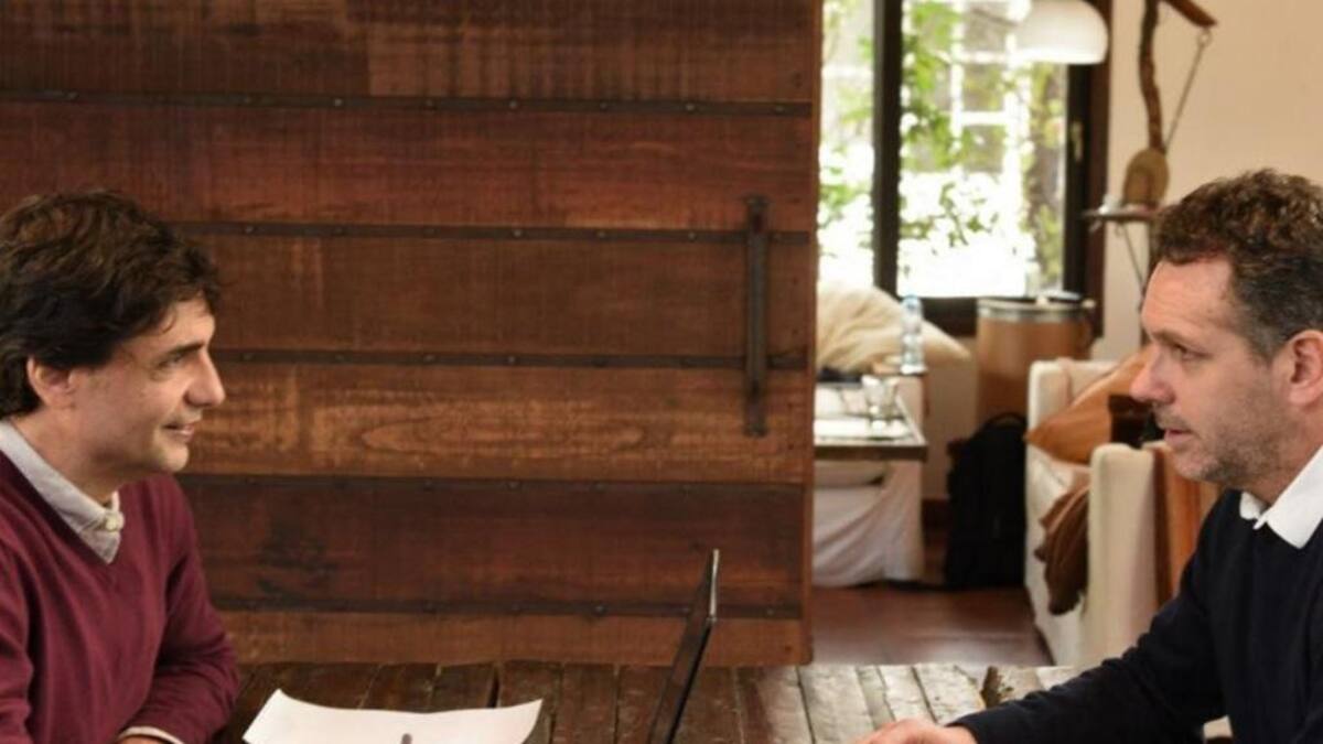 Hernán Lacunza y Guido Sandleris