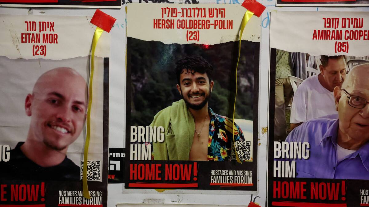 Hersh Goldberg-Polin, rehén israelí. Foto: Reuters.