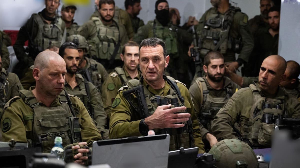Herzi Halevi, jefe del Estado Mayor de Israel. Foto: X @idfoinlin