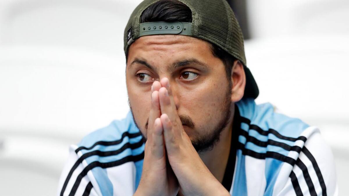 Hinchada argentina, Mundial Rusia 2018, Francia vs. Argentina, Reuters